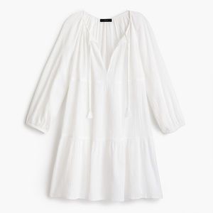 White Tiered Beach Tunic